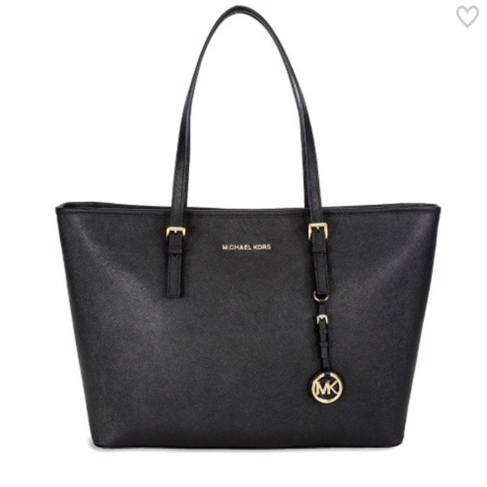 Black Jet Set Tote - Large
